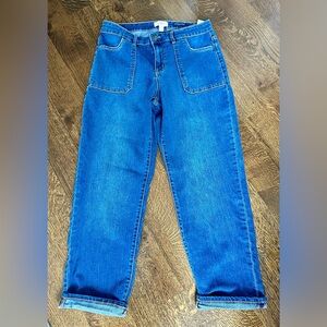 LOGO by Lori Goldstein Classic Blue Jeans